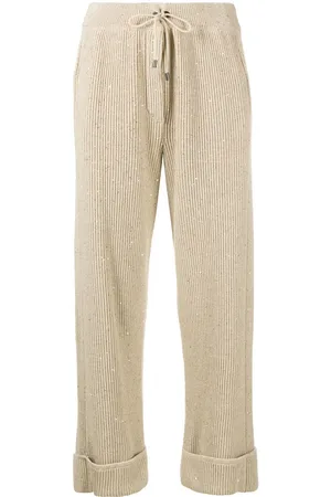 Brunello Cucinelli Pantaloni Dazzling a coste
