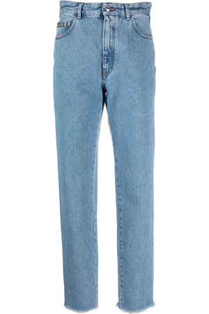GCDS Jeans dritti con cristalli