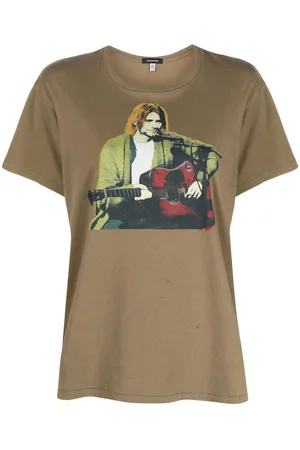 R13 T-shirt con stampa grafica