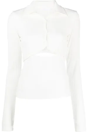 Helmut Lang Top con dettaglio cut-out