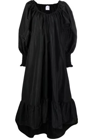 Patou Donna Vestiti con maniche a sbuffo - Abito con maniche a palloncino - Nero