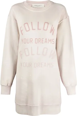Golden Goose Abito modello felpa con stampa grafica