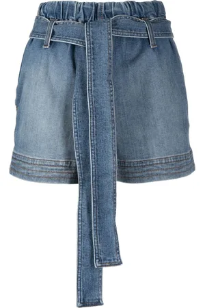 Stella McCartney Shorts denim con cintura
