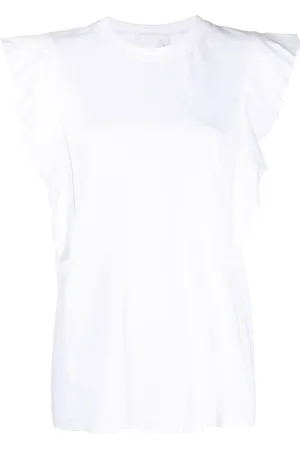 Chloé Top smanicato con arricciatura