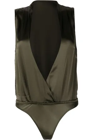 MAISON CLOSE Body con scollo a V