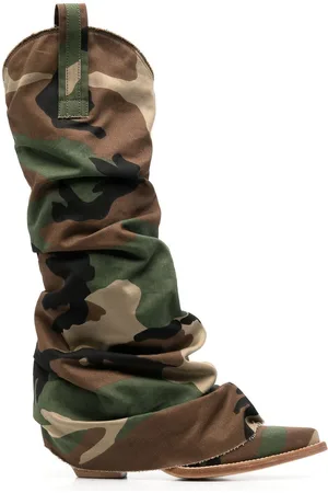 R13 Stivali con stampa camouflage 55mm