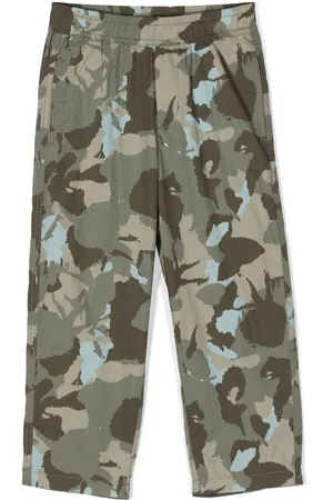 Aspesi Pantaloni dritti con stampa camouflage