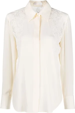 Chloé Camicia con dettaglio guipure
