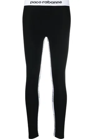 Paco rabanne Leggings con applicazione