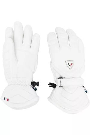 Rossignol Guanti con applicazione - Bianco