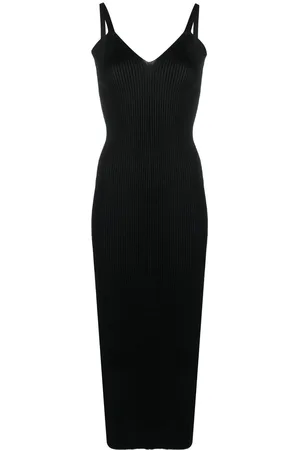 OUR LEGACY Abito midi smanicato con scollo a V