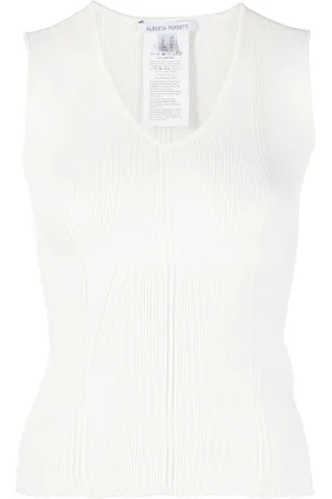 Alberta Ferretti Top a coste