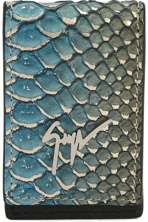 Giuseppe Zanotti Portacarte Albert con placca logo
