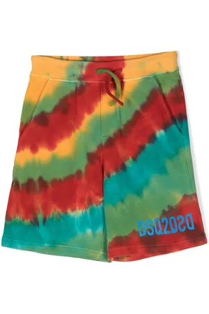 Dsquared2 Shorts sportivi con fantasia tie dye