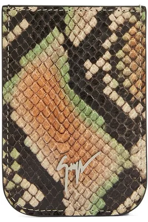 Giuseppe Zanotti Portacarte Albert con placca logo