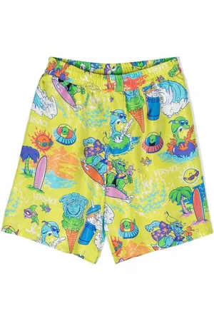 VERSACE Shorts con stampa