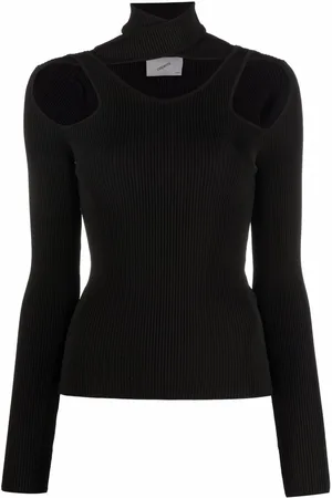 COPERNI Maglione a coste con dettaglio cut-out