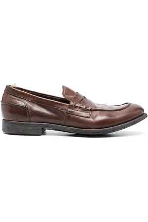 Officine creative Mocassini penny in pelle