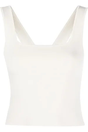 MATTEAU Top con scollo quadrato