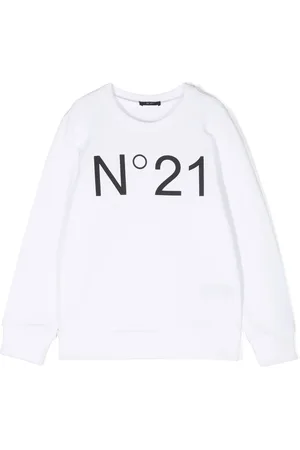 Nº21 Felpa girocollo con stampa