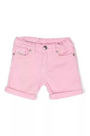 Diesel Pantaloncini - Shorts con applicazione - Rosa