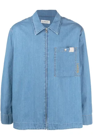 Lanvin Camicia denim con zip