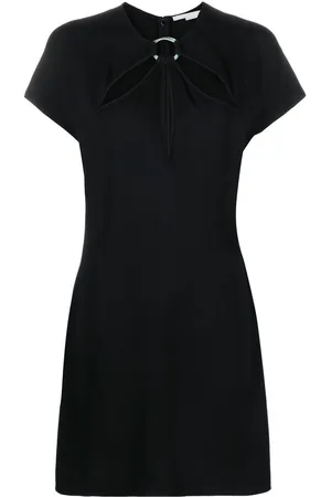 Stella McCartney Abito corto con dettaglio cut-out