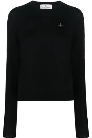 Vivienne Westwood Maglione con ricamo Orb in maglia fine