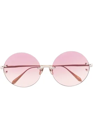 Linda Farrow Occhiali da sole tondi Lotus