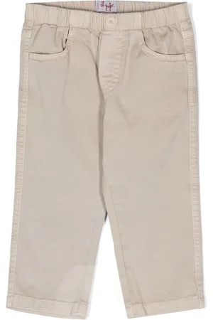 Il gufo Pantaloni slim con vita elasticizzata