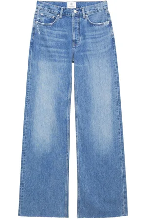 ANINE BING Jeans Hugh a gamba ampia