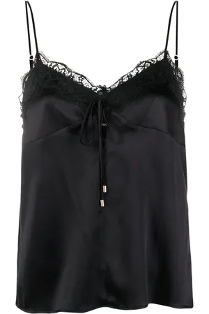 Pinko Top con dettagli in pizzo
