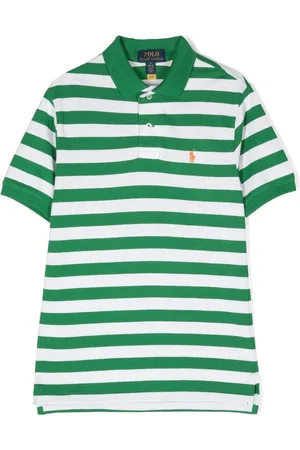 Ralph Lauren Polo a righe con ricamo