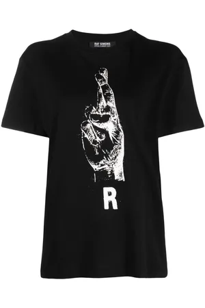 RAF SIMONS T-shirt con stampa grafica