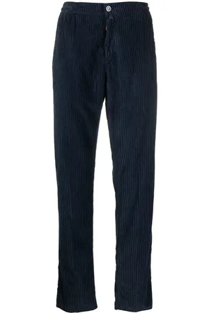 Kiton Pantaloni dritti a coste