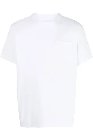 SACAI T-shirt con zip laterale