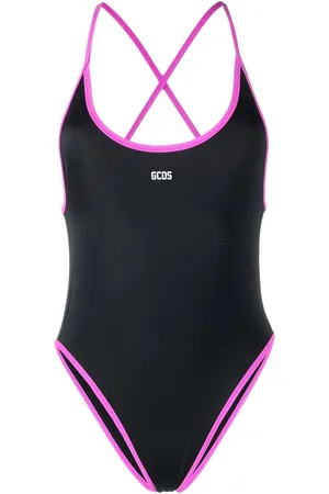 GCDS Costume intero con scollo sul retro