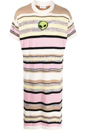 Soulland Abito a righe - Rosa
