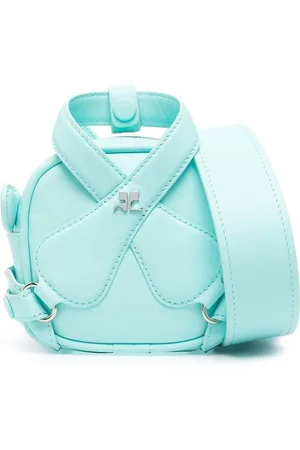 Courrèges Borsa mini Loop X in pelle