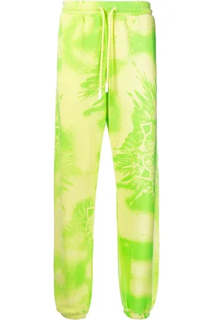 MARCELO BURLON Pantaloni sportivi Kaleidoscope Wings con stampa