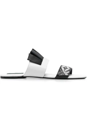 Puccini Sandali slides con ricamo