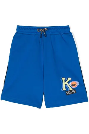 Kenzo Shorts bicolore con stampa