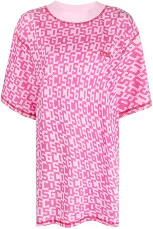 GCDS Abito modello T-shirt con stampa