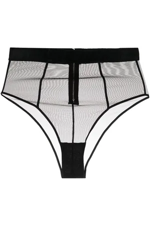 Kiki de Montparnasse Slip a vita alta semi trasparenti