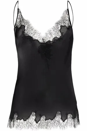 CARINE GILSON Top con spalline sottili