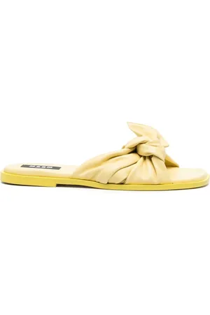 Msgm Sandali in pelle con nodo