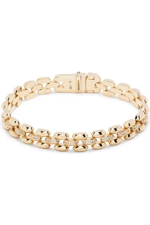 Lizzie Mandler Bracciale Three Row Cleo in giallo 18kt
