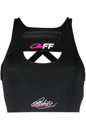 OFF-WHITE Reggiseno sportivo For Run con dettaglio cut-out