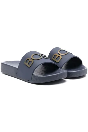 HUGO BOSS Sandali slides con stampa