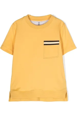 Brunello Cucinelli T-shirt girocollo con maniche corte